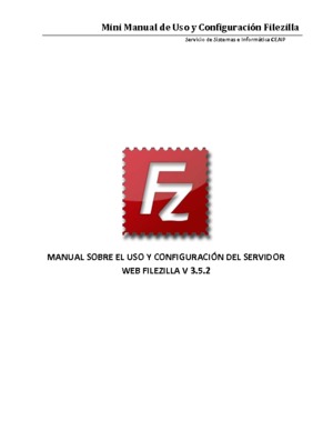 Mini Manual de Uso y Configuración Filezilla