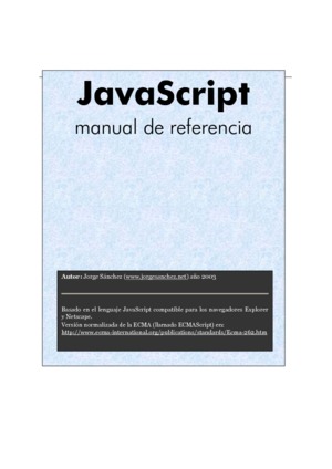 JavaScript manual de referencia