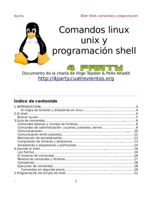 Comandos Linux, Unix y Programación Shell
