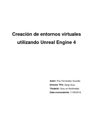 Creación de entornos virtuales utilizando Unreal Engine 4
