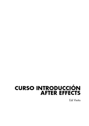 Curso Introducción After Effects