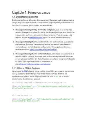 Bootstrap 3.0 - El manual oficial