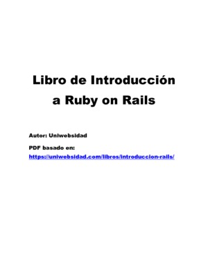 Libro de Introducción a Ruby on Rails