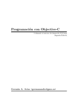 Programación con Objective-C